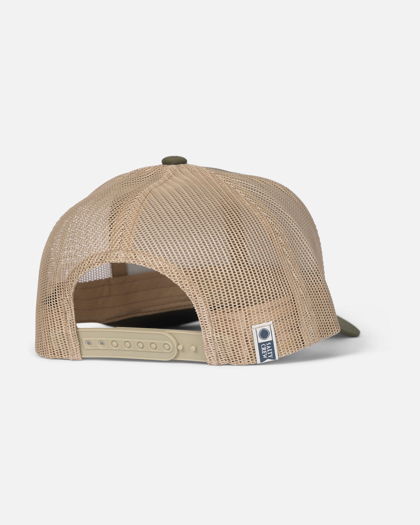 back view of Ulua Retro Trucker - Moss/Khaki