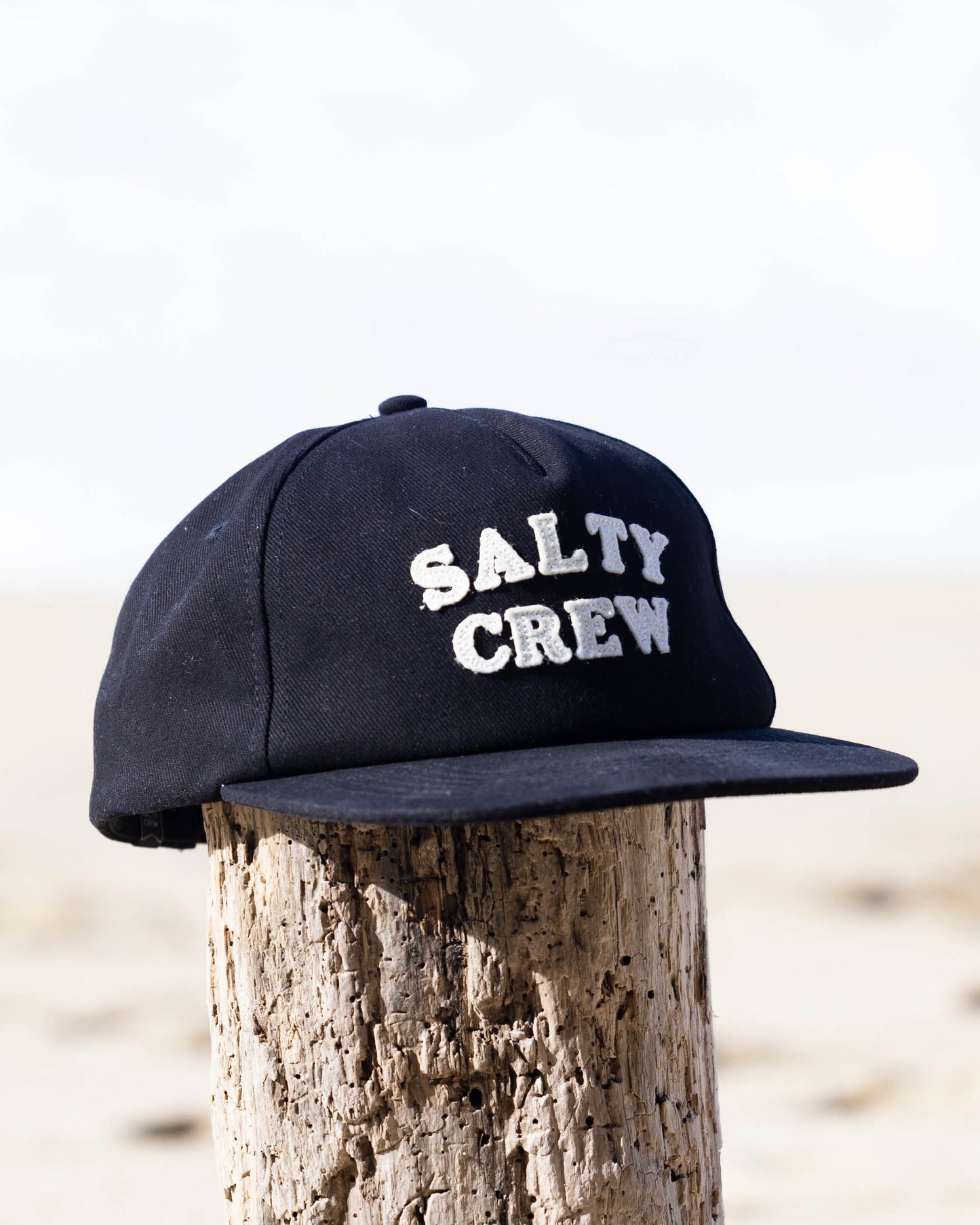 First Mate 5 Panel Hat - Black