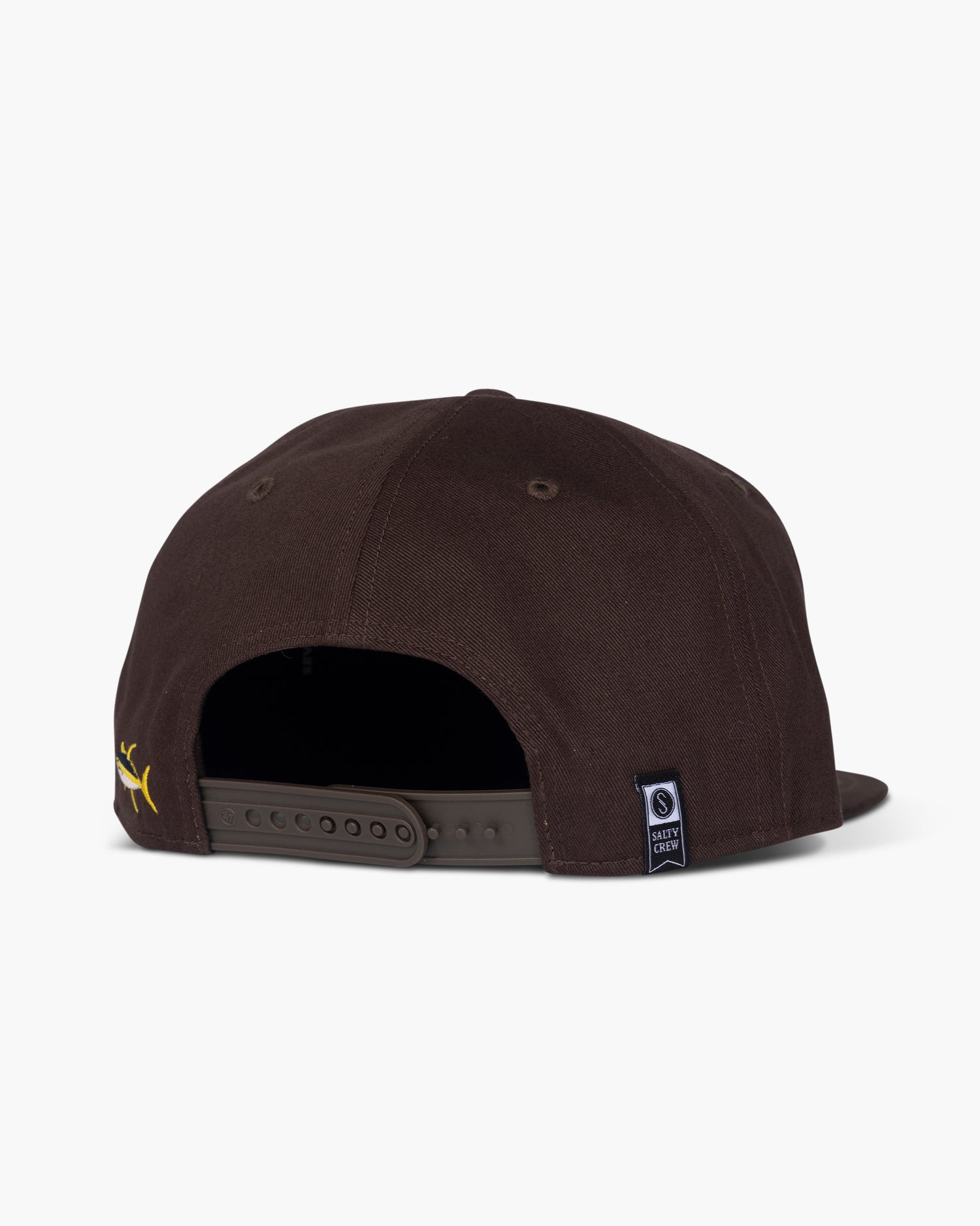 back view of Salty Crew x Padres x 47 Brown Structured Snapback