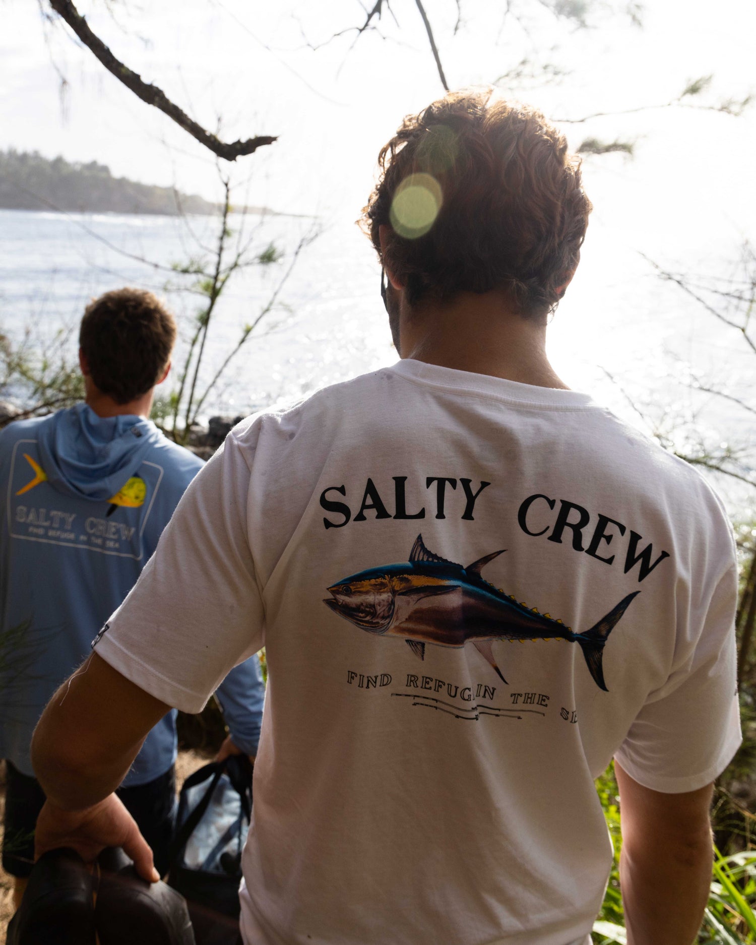 SALTY CREW Salty Crew In Fishing We Trust T-shirt Blue M