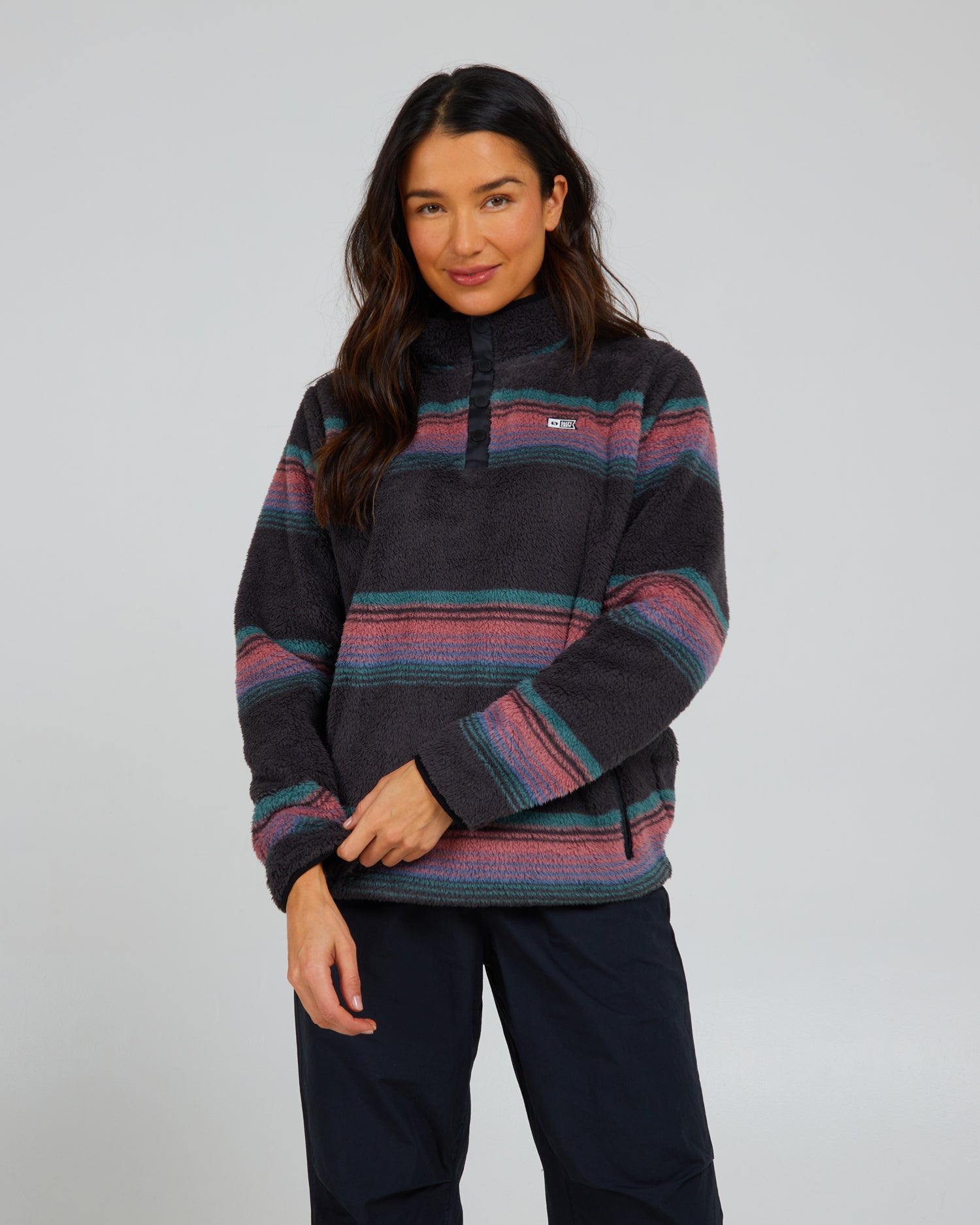 front view of Calm Seas Charcoal Pullover