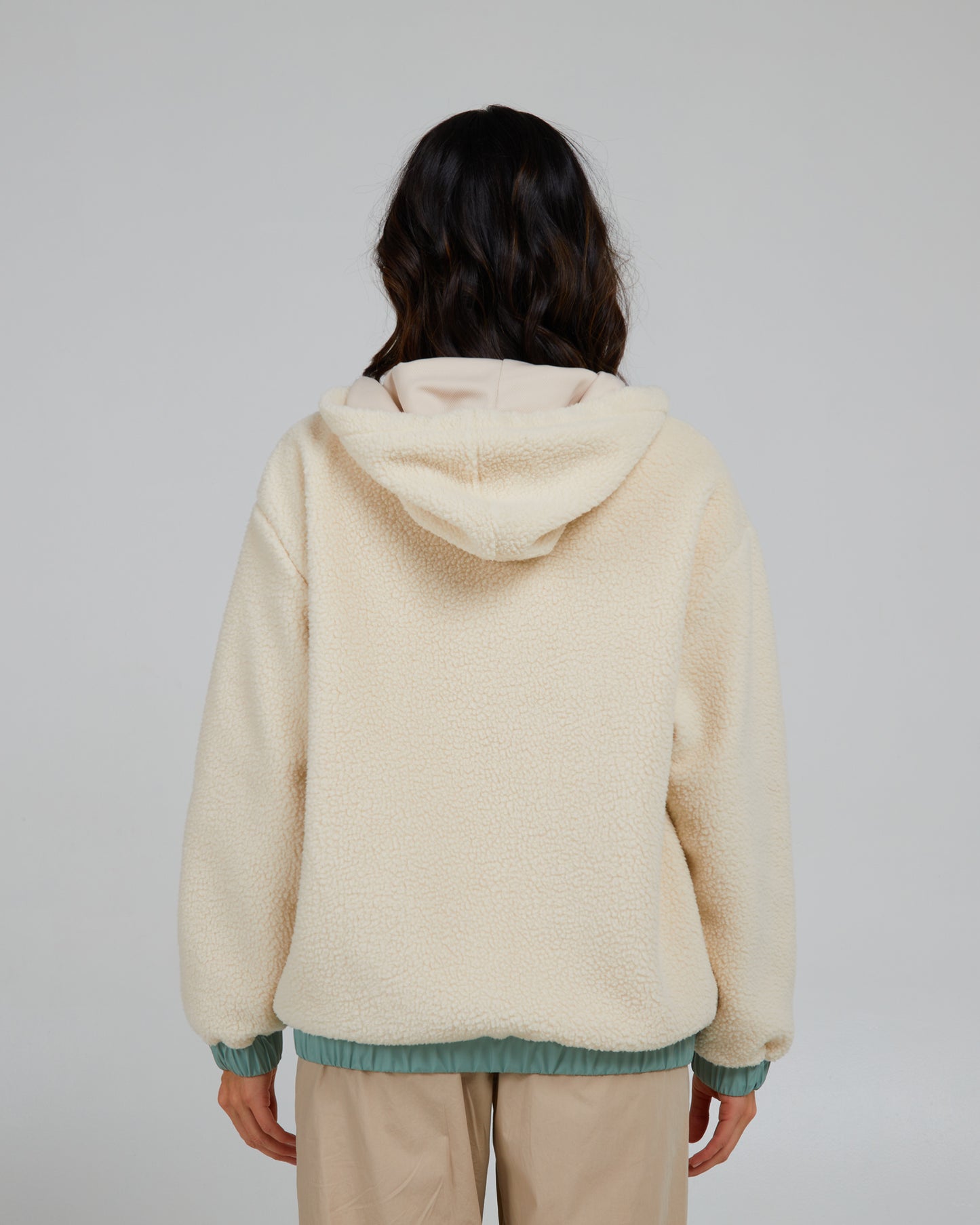 back view of Coastal Natural Hoody