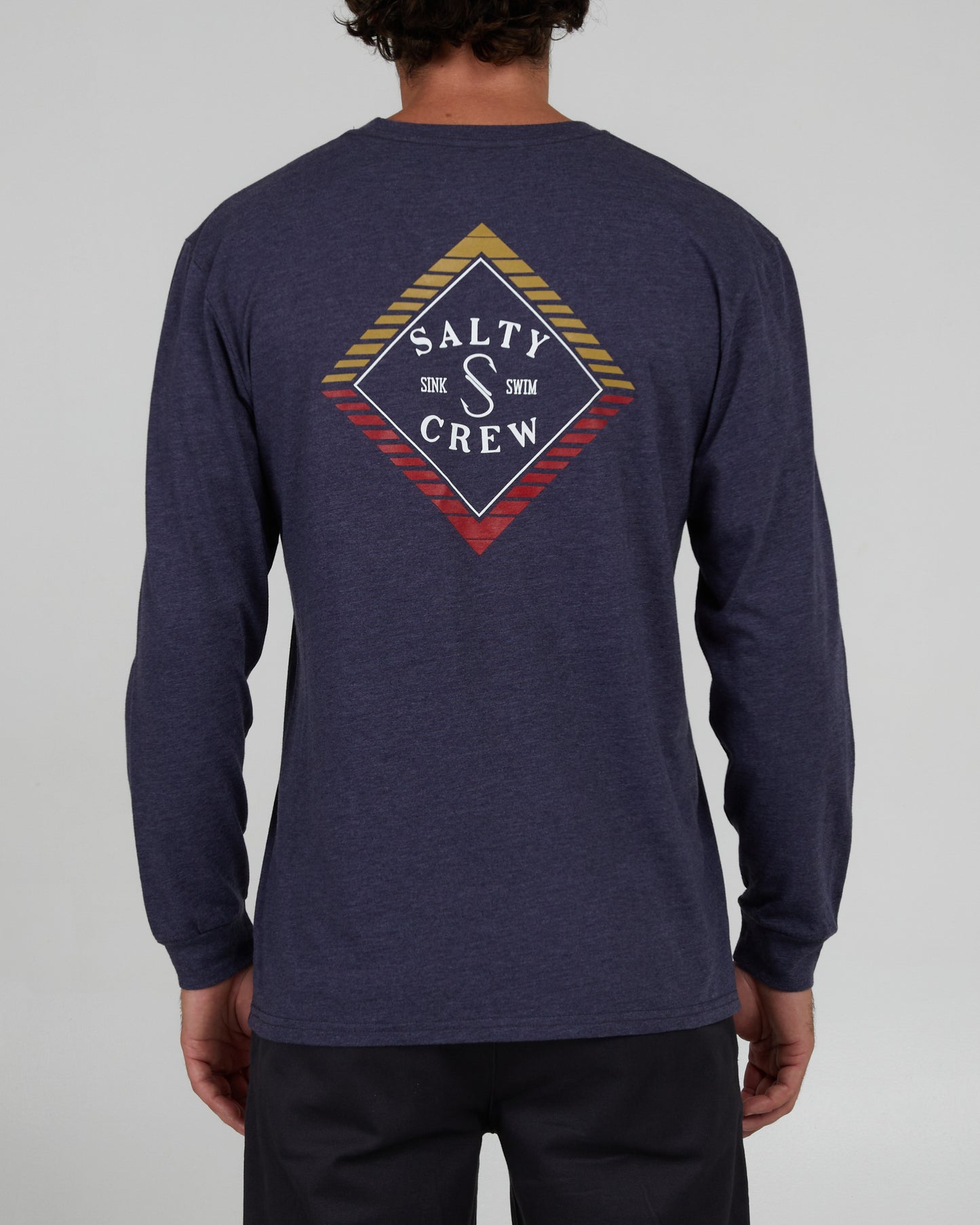 Faded Navy Heather L/S Premium Tee