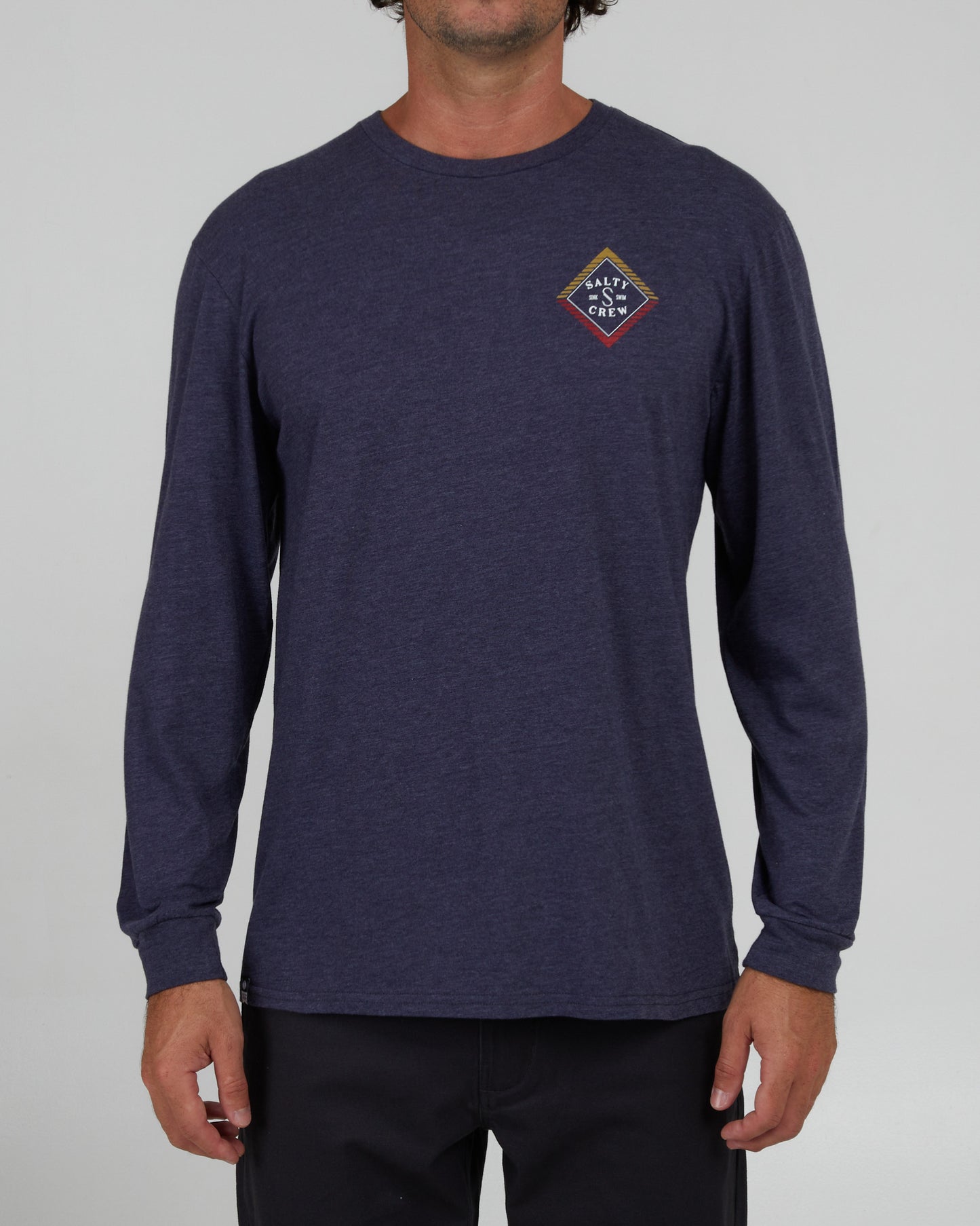 Faded Navy Heather L/S Premium Tee