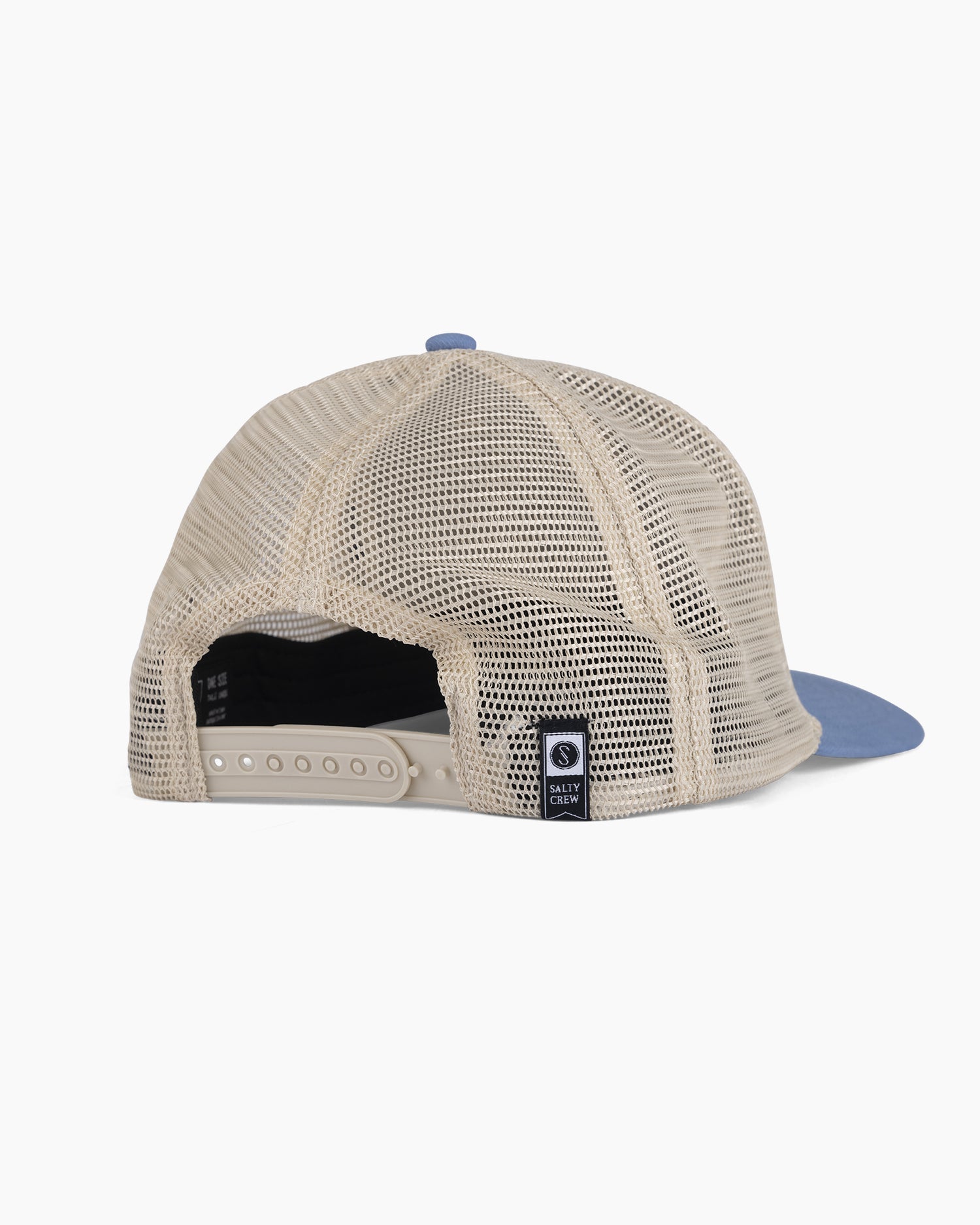 back view of Hook Up Twill Natural Retro Trucker