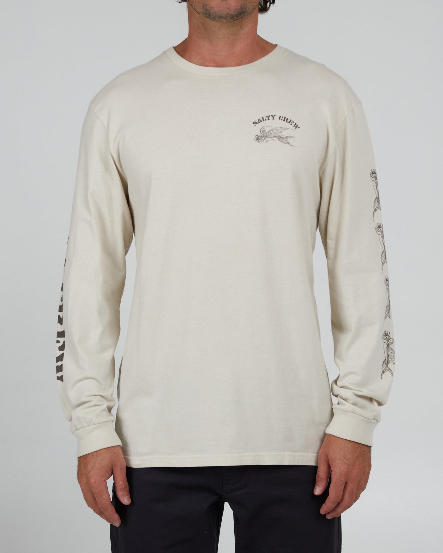 front view of Kamikaze Bone L/S Premium Tee