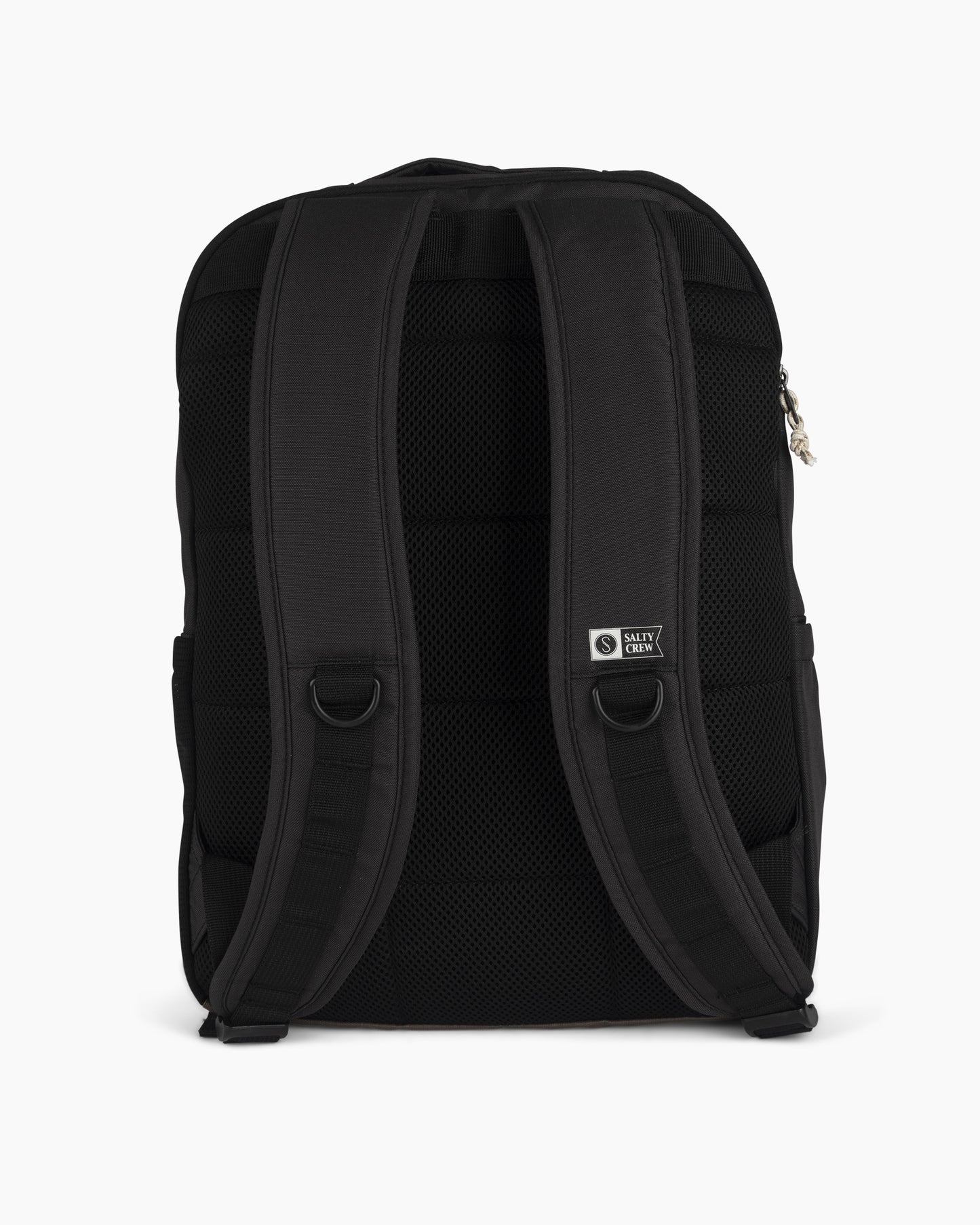 back view of Layover Black Backpack