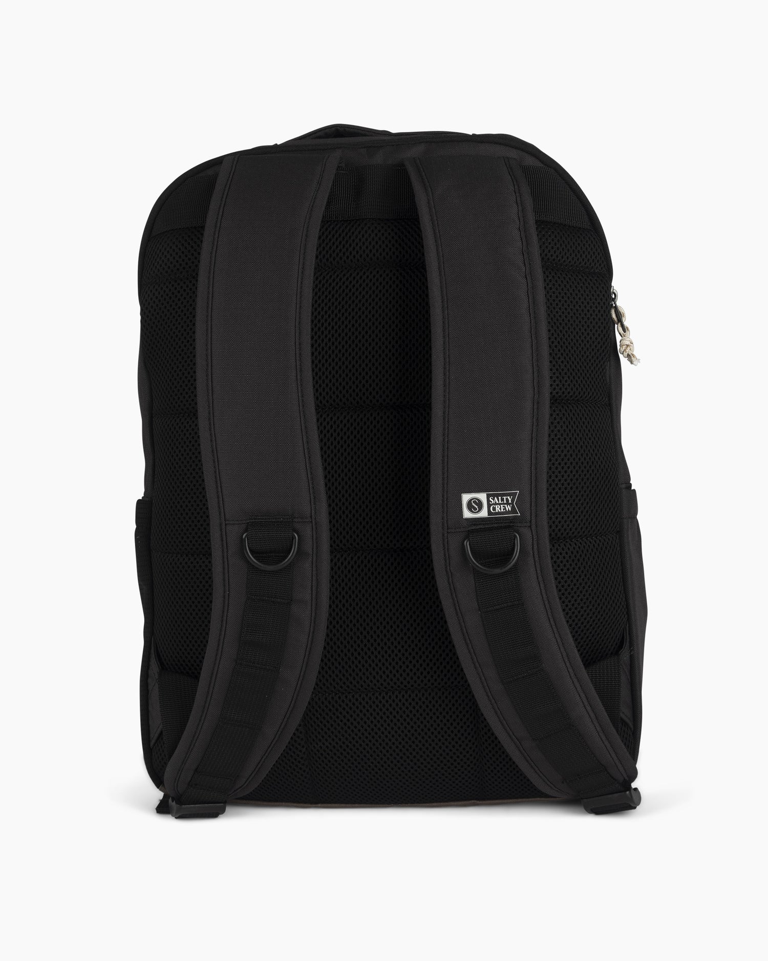 back view of Layover Black Backpack