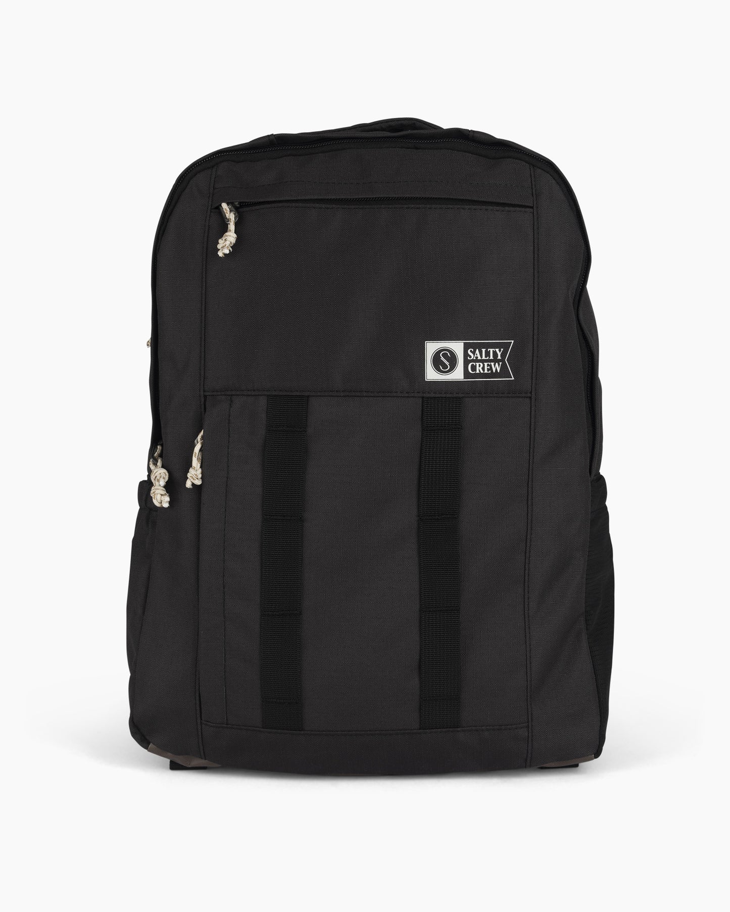 front view of Layover Black Backpack