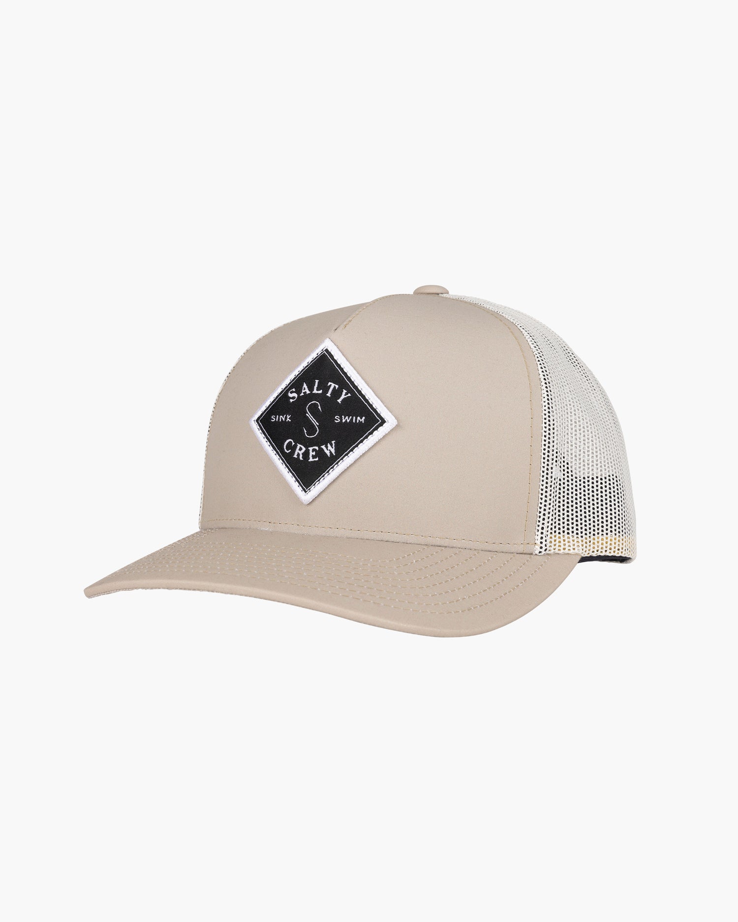 front view of Sealine Tan/Ivory Retro Trucker