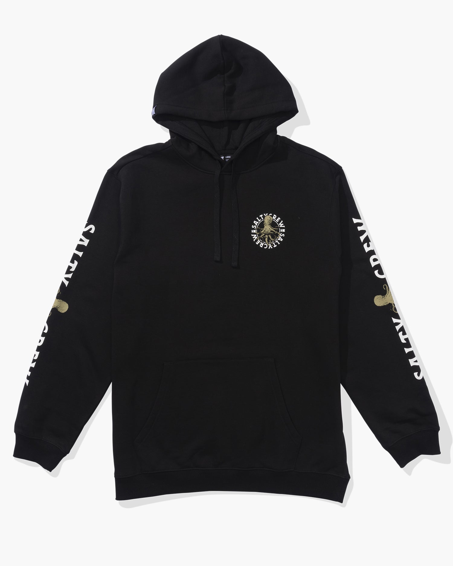 TENTACLES HOODED FLEECE Black Salty Crew