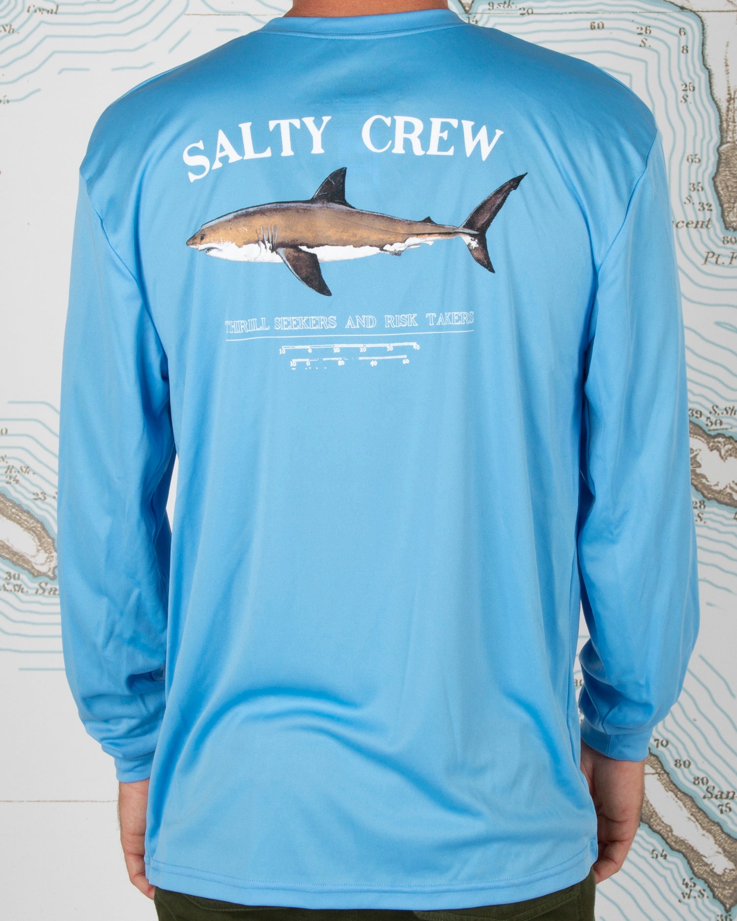 Salty Crew Stealth Long Sleeve Sunshirt Seafoam SM
