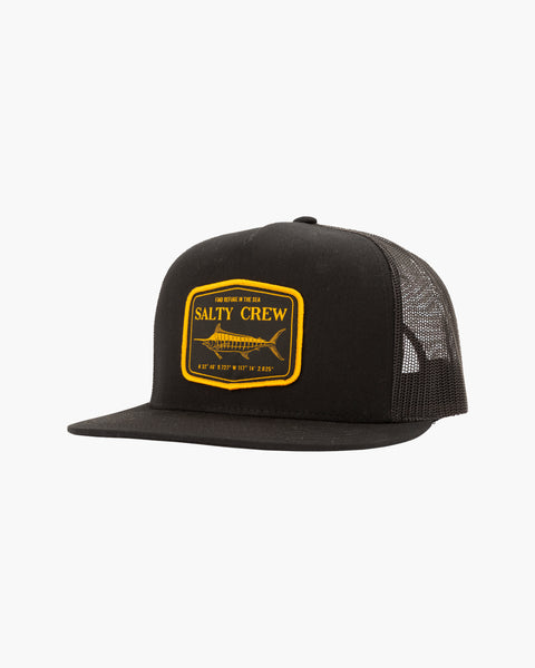 Retro Trucker Hat—Stealth Black