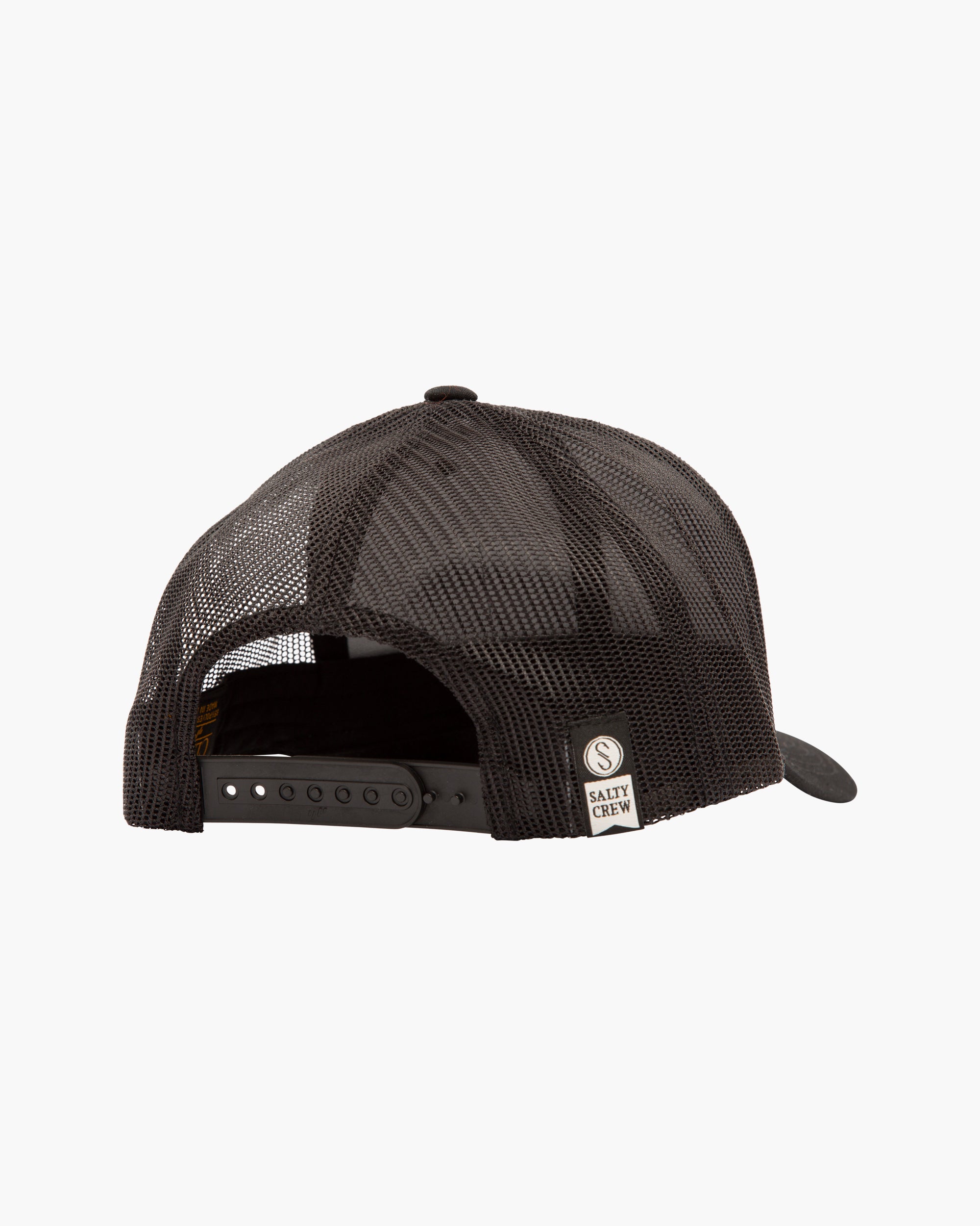 Salty Crew - Topstitch Black Retro Trucker