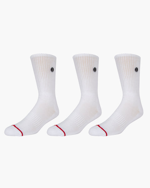 Calcetines Hombre, Salty Crew Fishmas Holiday 3 Pack Crew Socks Surtido